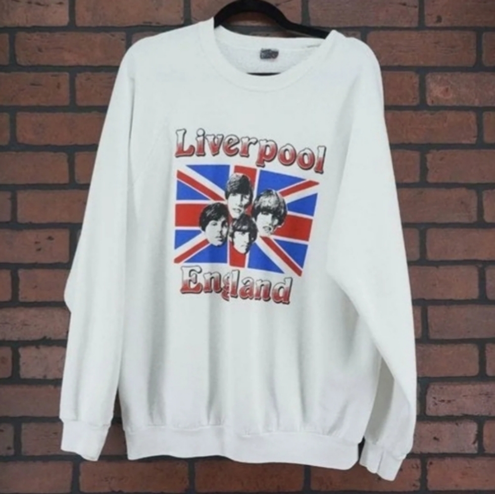 Vintage England Liverpool Beatles sweater